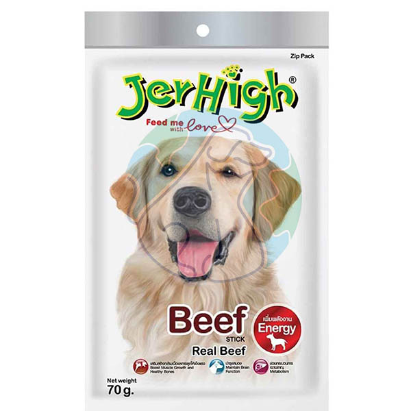 تشویقی 70گرمی Jerhigh Beef